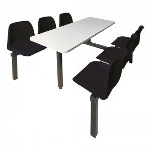 Standard Canteen Table 6 Seater Double Entry